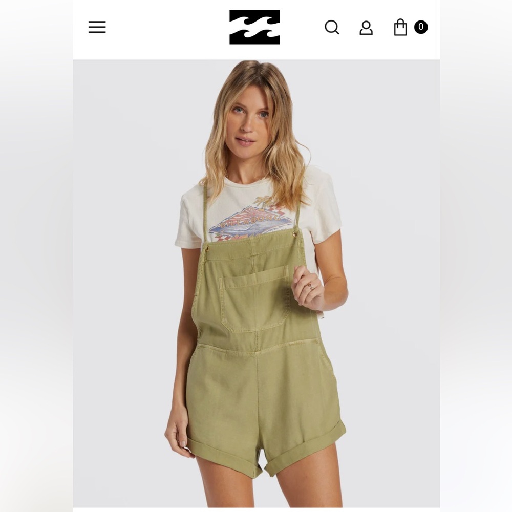 Billabong Wild Pursuit Romper Size Medium